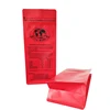 High Quality Coffee Bean Food Flat Bottom Plastic Ziplock Bag Packaging