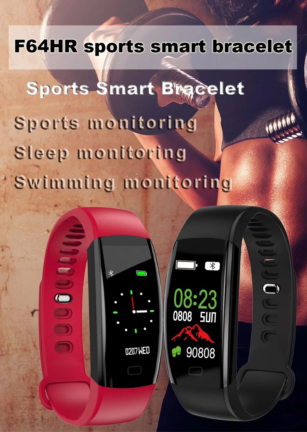 f64 smart bracelet