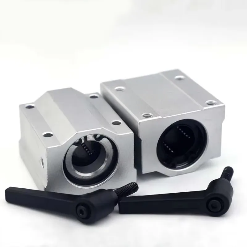 product scs alloy locking clamp type box slide block limit fixed shaft sleeve fixed ring optical axis positioning slide block 16 cutting-11