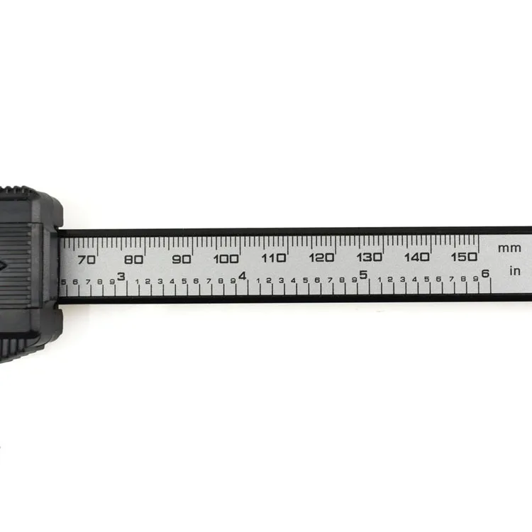 BINGFANG-W 0-150mm Digital Display Plastic Vernier Caliper Measuring Student Mini Tool Ruler Color : 0 80mm Black 