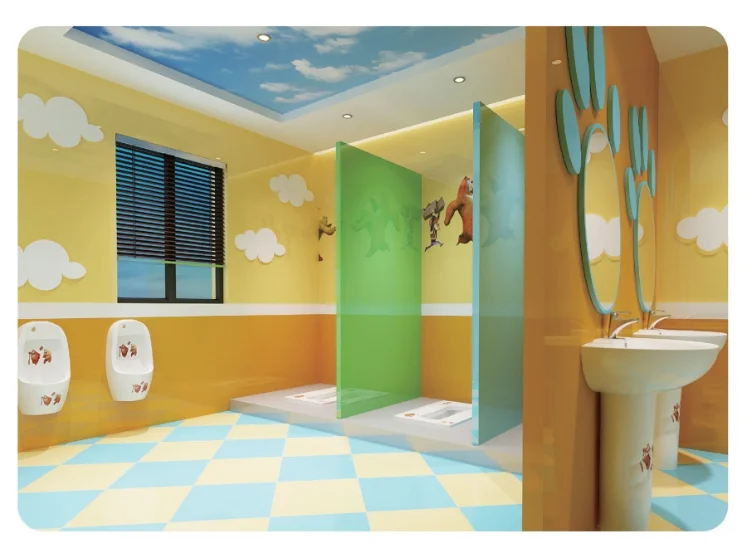 Cuarto De Baño Con Diseño De Jardín De Infantes,Producto Chino,Cerámica