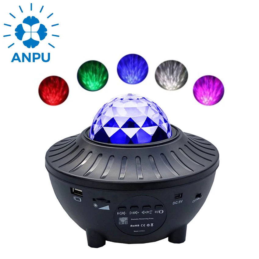 LED Universe Nebula Galaxy Star Projector Lamp Sky Light Aurora Laser Night Light Christmas Holiday Party Starry Sky Projector