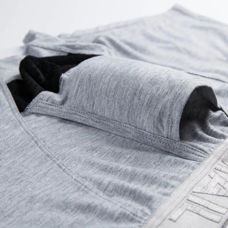 Customize Varicocele Men's Underwear Soft Modal Boxer Briefs Low Waist