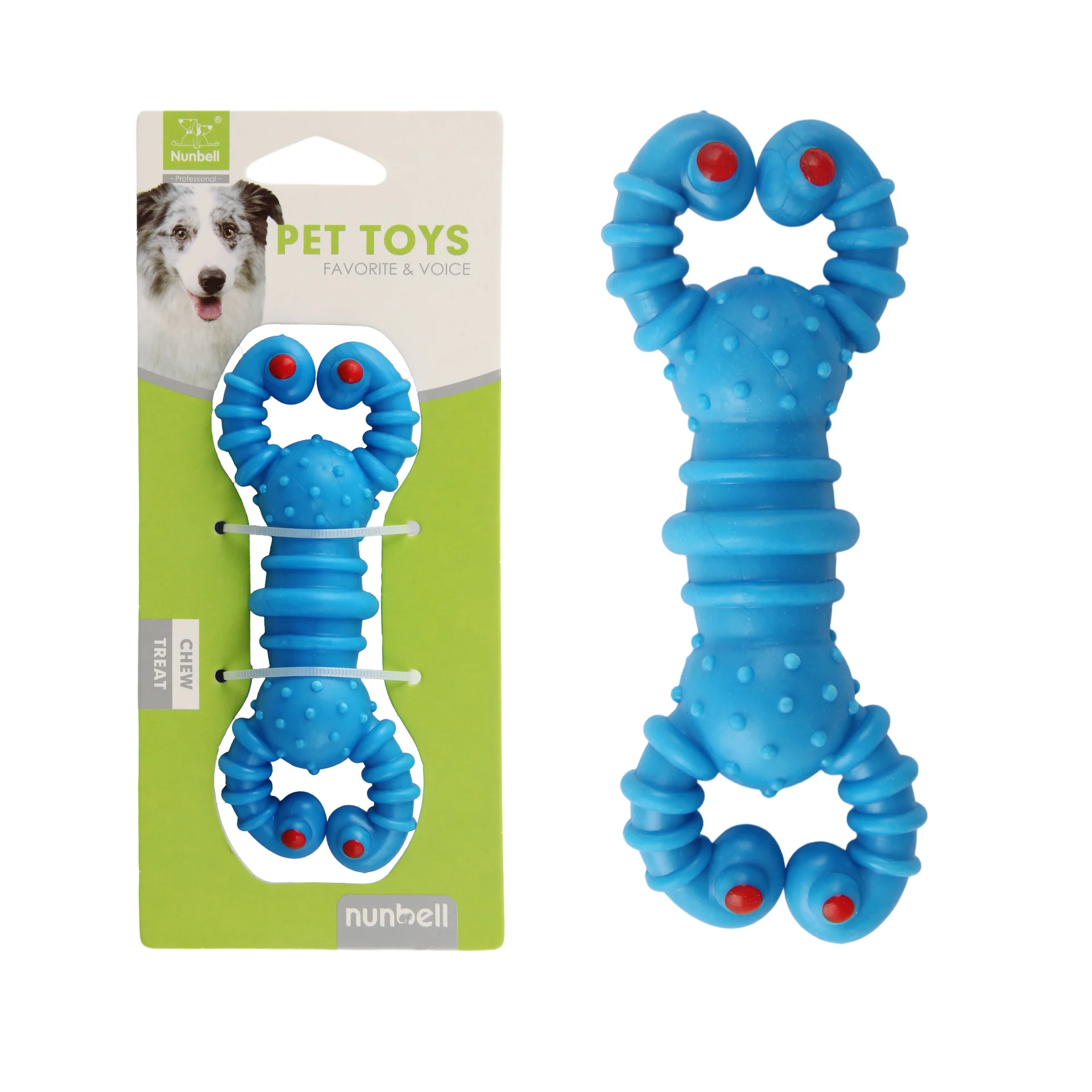 TPR Dog Molar Tooth Cleansing & Bite Relieving Interactive Training Pet Toy