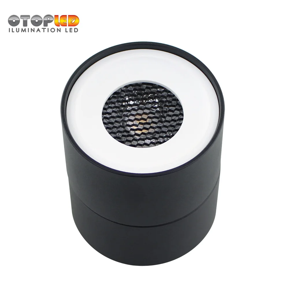 Adjustable 7W surface mounted led down light GX53 add honeycomb anti-glare downlight