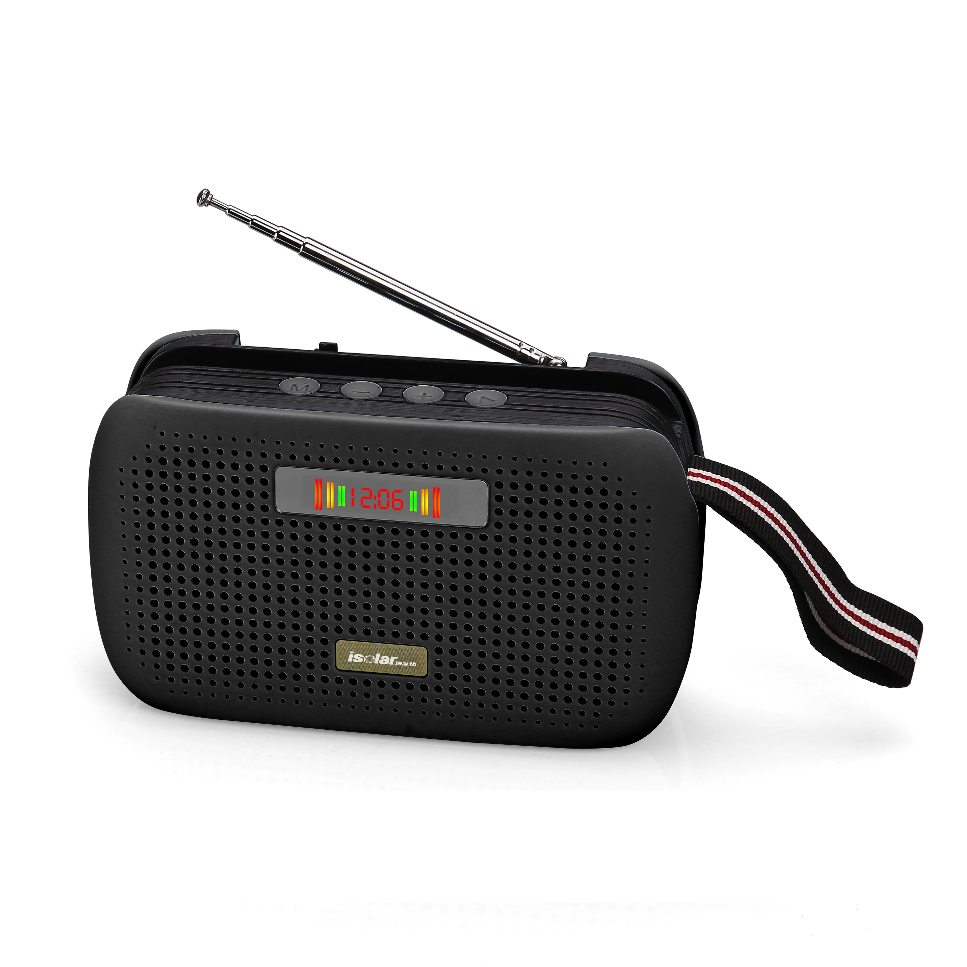 Hot sale portable fm digital display wireless speaker for mobile phone promotion gift - ANKUX.COM
