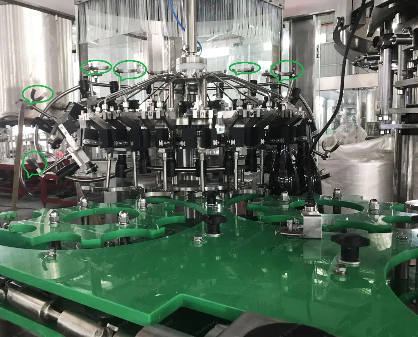 High Quality Glass Bottling Champagne Sparkling Wine Filling Machine