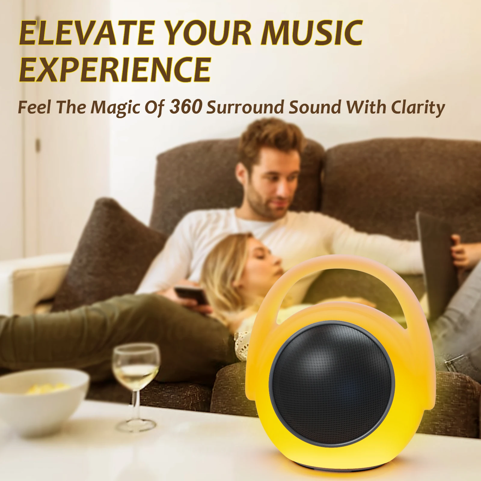 PL-001 Wireless Bluetooth Smart Speaker Night Light TF Card Support Wireless Handfree Speaker - ANKUX.COM