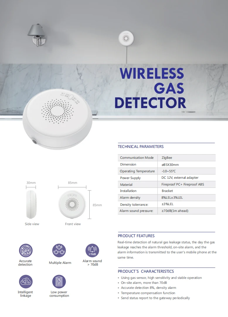 2020 hot smart home products Wireless PIR motion detector - ANKUX.COM