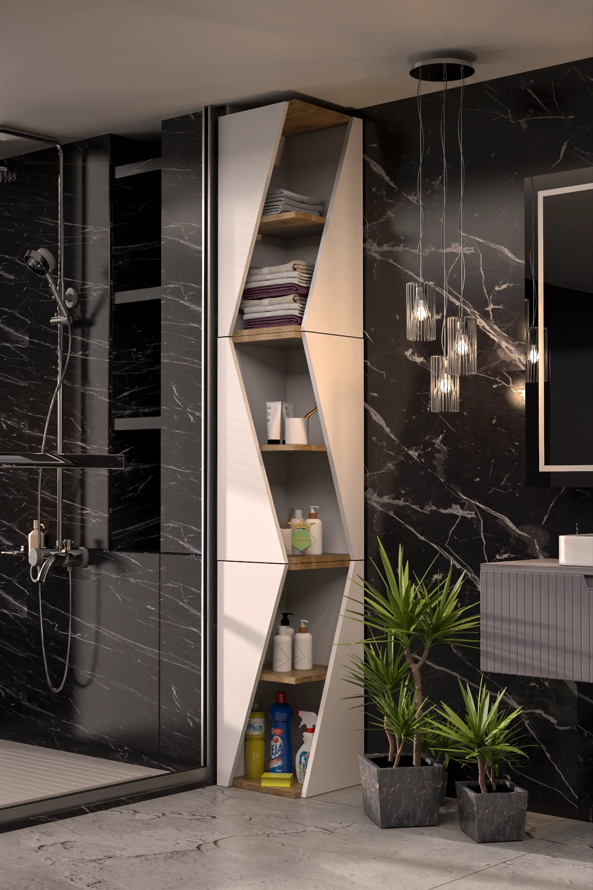 Wholesale Arrow Multi-purpose Bathroom Cabinet Wall Corner Shelf ...