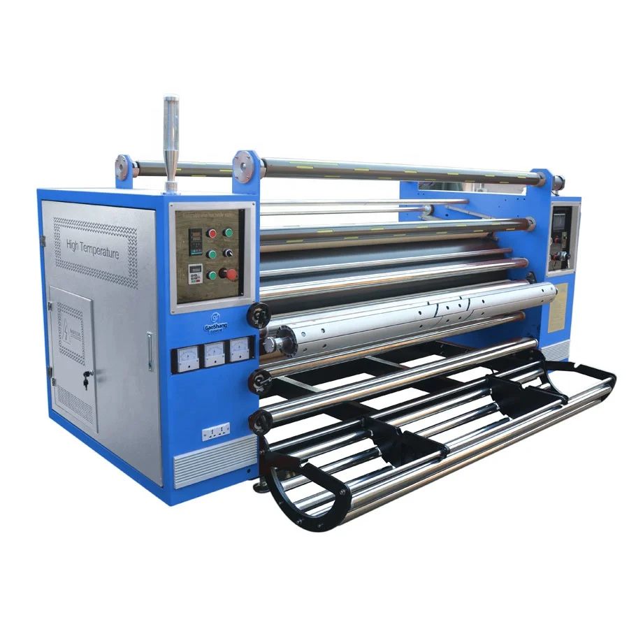 190cm Automatic Fast Speed Chrome Oil Cylinder Rotary Heat Press Roller Calander Oil Heating Drum for Printing Textile Rolls manufacture