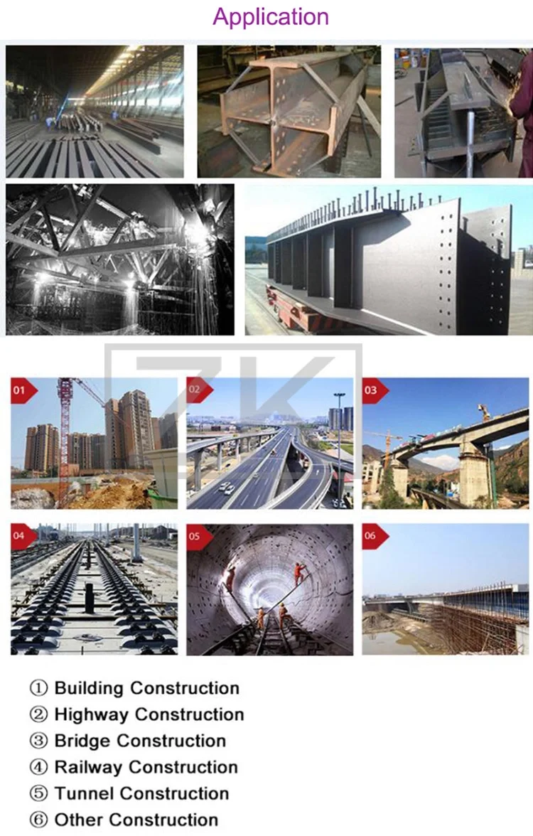 Galvanized Steel H Beam Posts For Retaining Walls Production Line