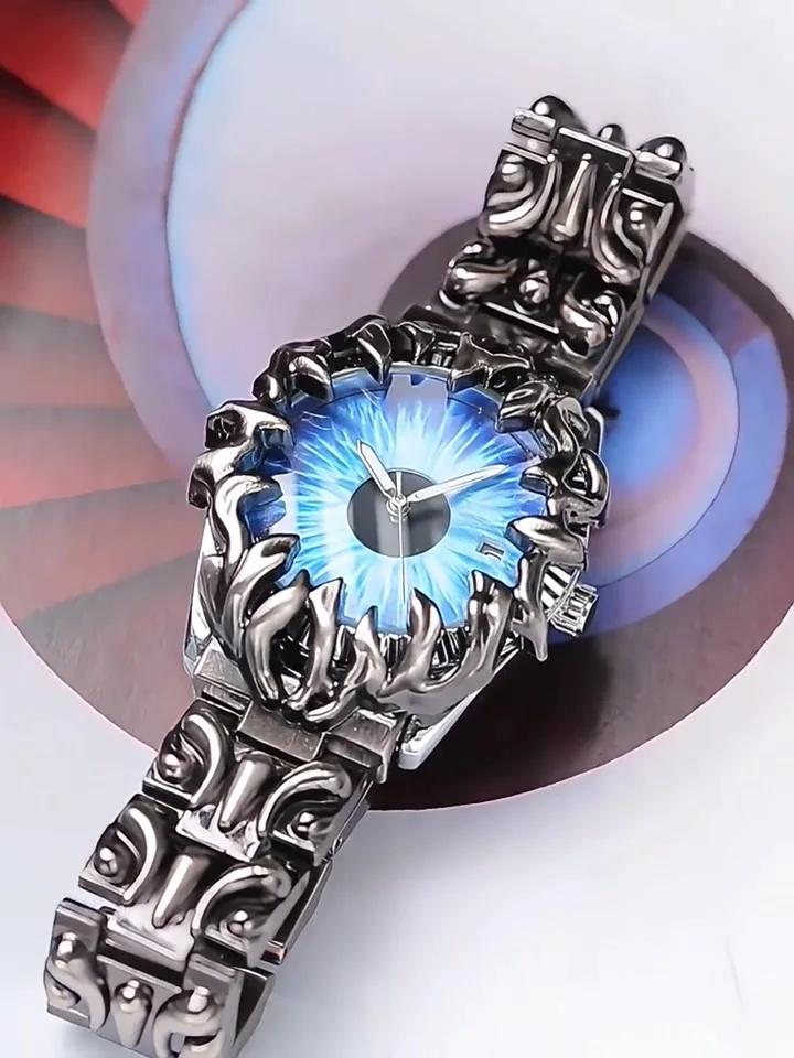 PT 1453 Millennium Y2K Alien Series Watch - Men's Retro Punk