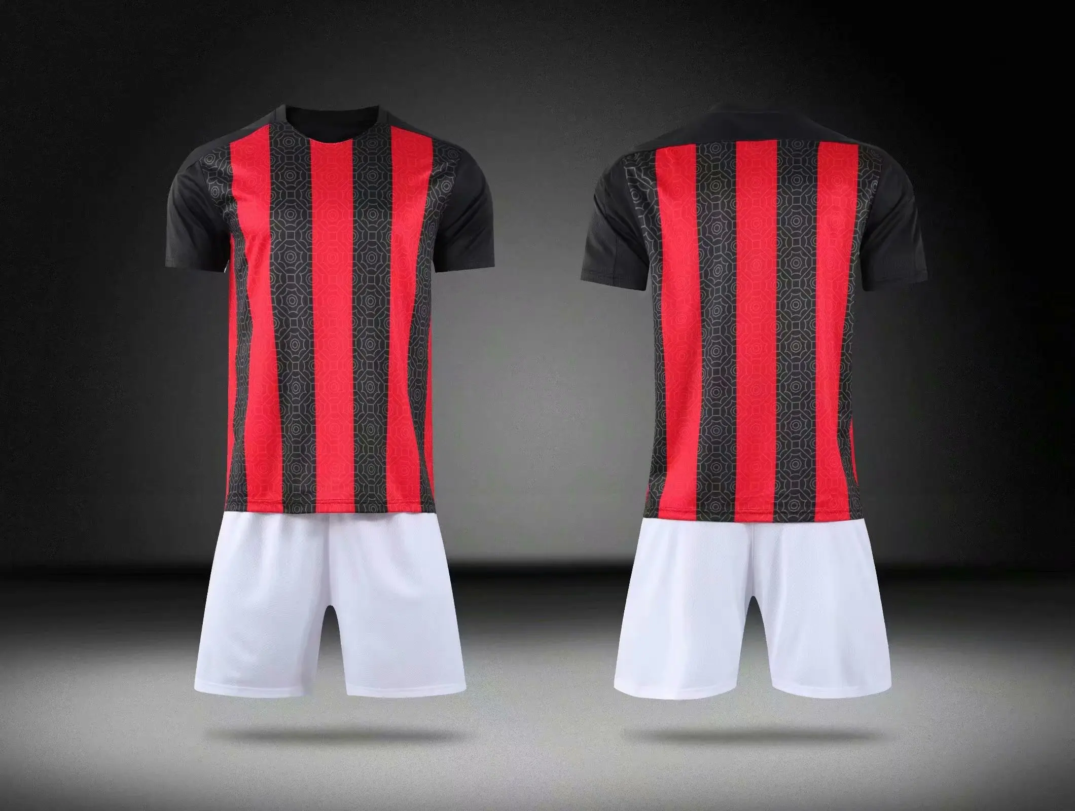 20212022 New Club Red Black Football Team Shirt In Stock Soccer Jersey Buy Football Shirt