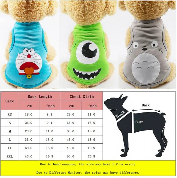 Cartoon Styles Pet Dog Cat Shirt Cute Yorkshire Terrier Tshirt