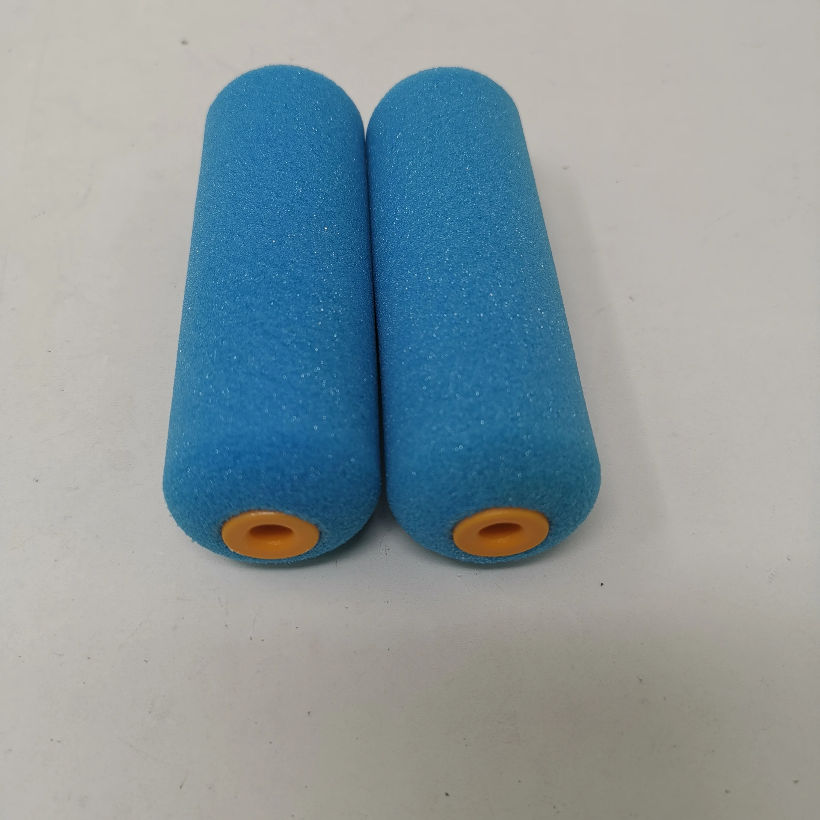 6 Inch Blue Color Mini Roller Water Based High Density Two Flat Ends