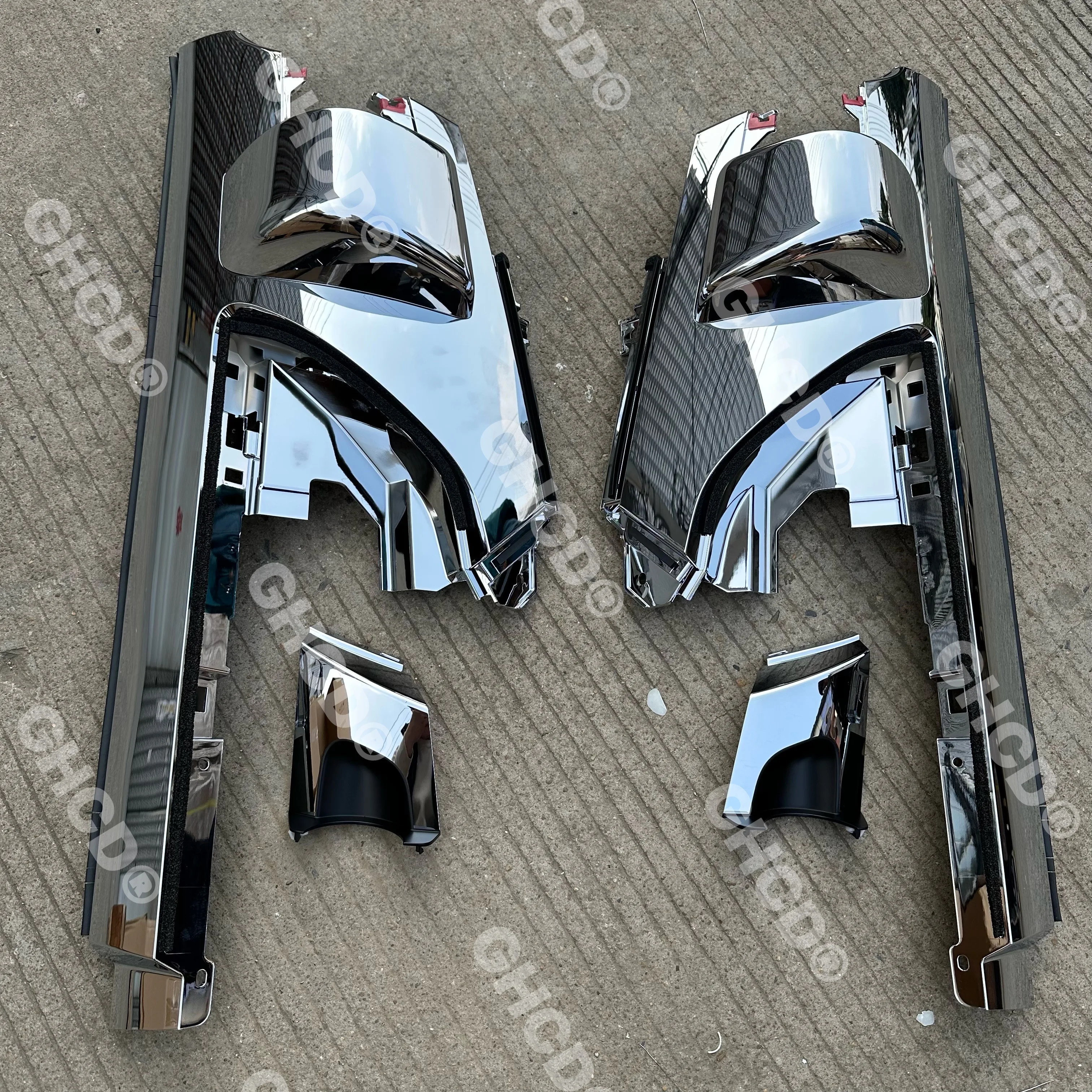 GHCD Hot Product/new Type Chrome Plated Curve Corner Panel for Japanese Truck ISUZU ELF 2023-ON supplier