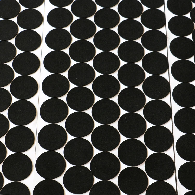 Adhesive felt pad bulk strong adhesive furniture feet protector felt pad for desk and leg