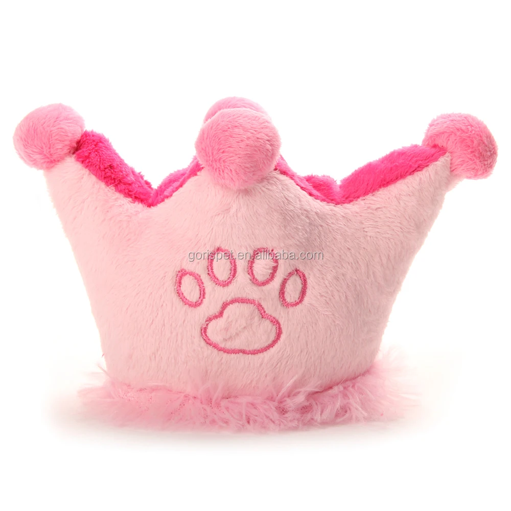 Personalized Dog Toy Pink Bone Shaped Toy Princess Dog Toy 