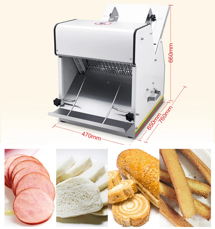 31 Blades Toast Bread Slicer Baking Machine Bakery Bread Cutting ...