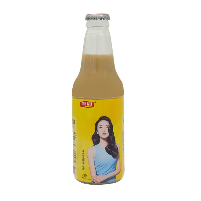 
Hongkong Style milk Tea 245ml glass bottle Soft Drink Non Carbonated Health Beverages 