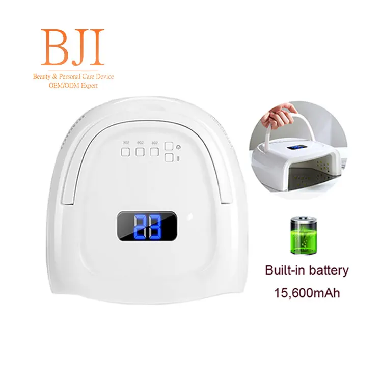 Rechargeable Wireless Cordless Nails Polish Dryer Machine LED Nail UV Lamp