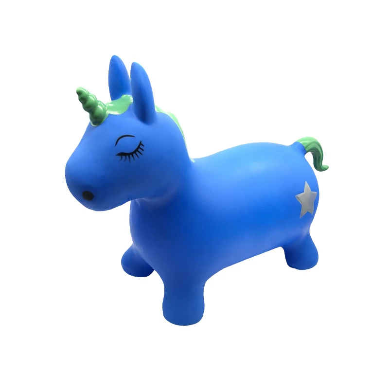
Bouncy Unicorn Hopper Kids Inflatable Hopper Ride On Bouncer Toy 