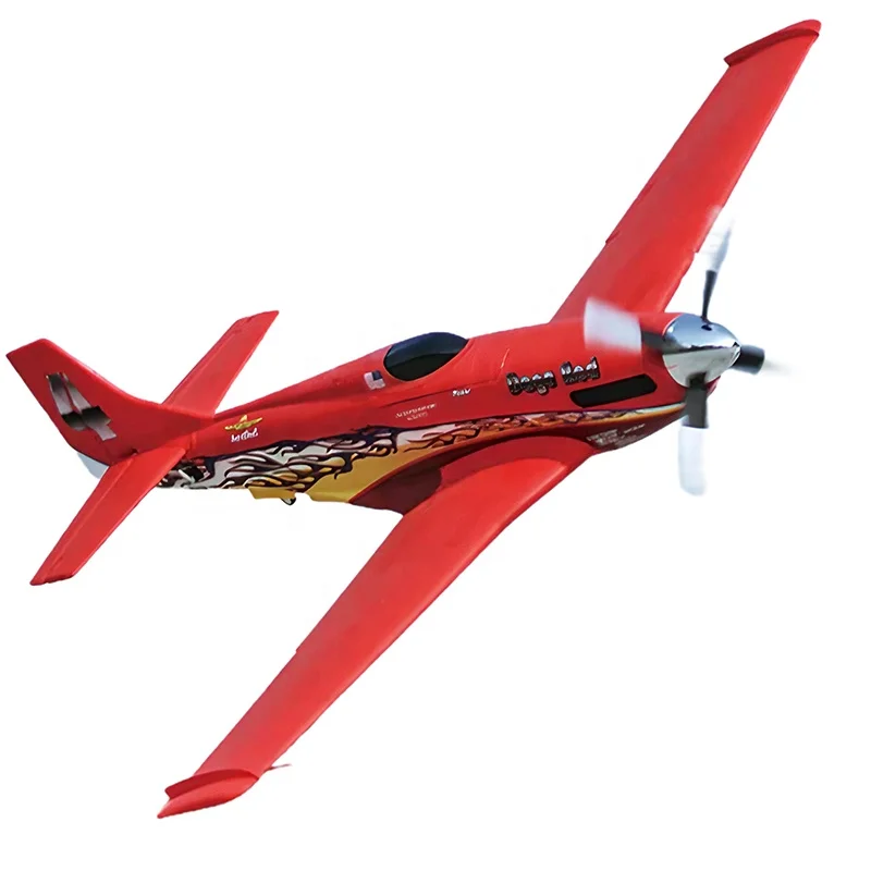 FMS 1100mm P-51 Mustang V2 Dago Red Racer RC Plane with 3948 900kV