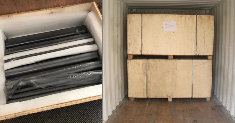 Packing graphite rod