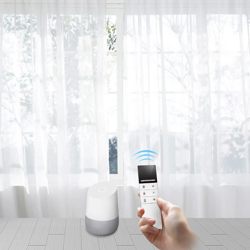 Electriccurtain Poles Tracks Ac Motor Smart Rail Electric System Motorized Curtain - ANKUX.COM