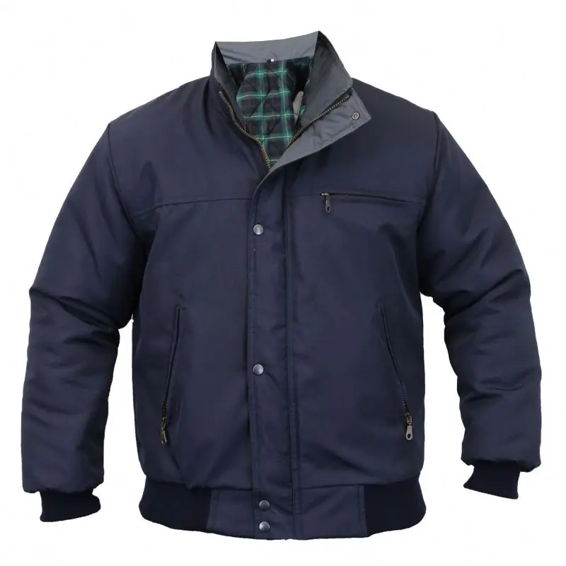 Cotton Heavy Duty Work Wear Jackets With Reflective Tapes High