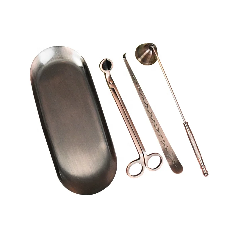 Luxury Candle Gift Sets Wick Cutter Dipper Snuffer Tray Buy Candle