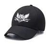 Own Brand Personalised Puff Embroidery Eco Friendly Baseball Caps with Eagle