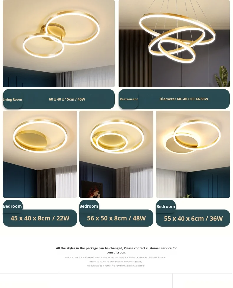 product modern nordic minimalist led ceiling light for home living room and master bedroom simple elegant circle design-9
