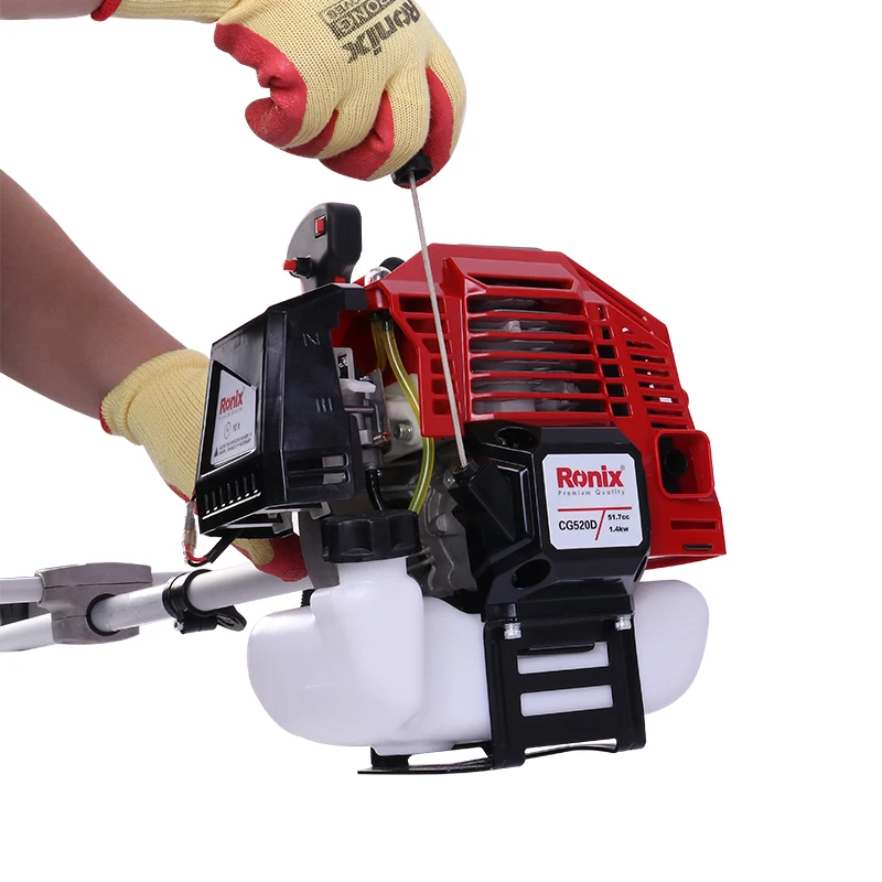 Ronix Model 4553c 52cc 2 Stroke Single Cylinder Engine 1.45kw Grass Cutter Machine,Gas Grass