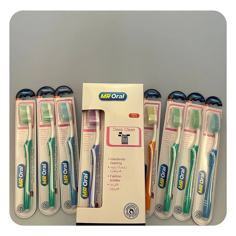 Mr Oral Adult Toothbrush - Soft, Wide Bristles for Home