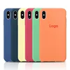 Soft Official 4 Side Cover Silicone Liquid Phone Cases for iPhone XS Max XR XS X 8 7 6 Plus with Original Logo and Package