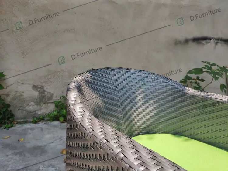 PE Rattan Outdoor Leisure Chair Garden Dining Chair