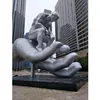 304 stainless steel large outdoor human hand sculptures