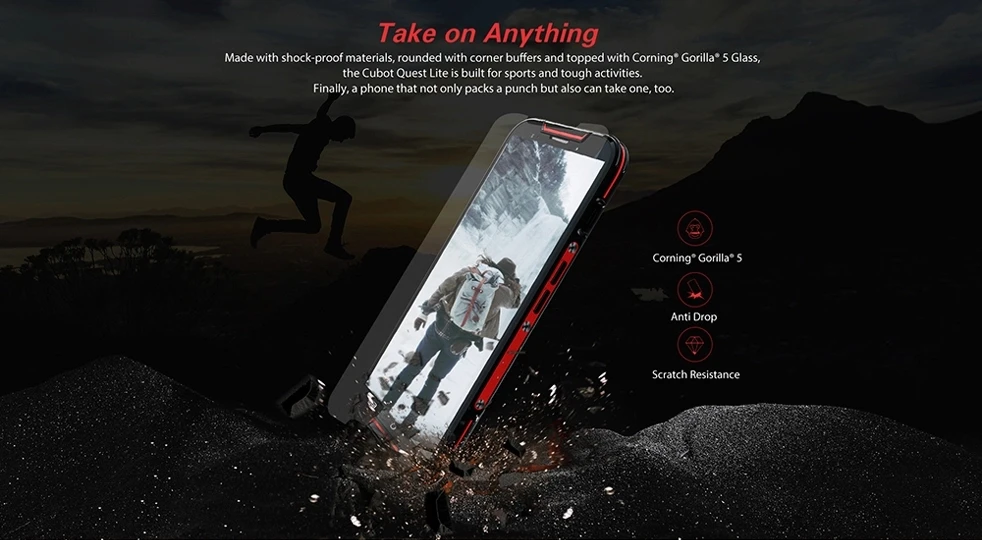 Global version Cubot Quest Lite 3GB 32GB 5.0 inch Mobile Phone Sports Rugged Phone IP68 MT6761 Smartphones