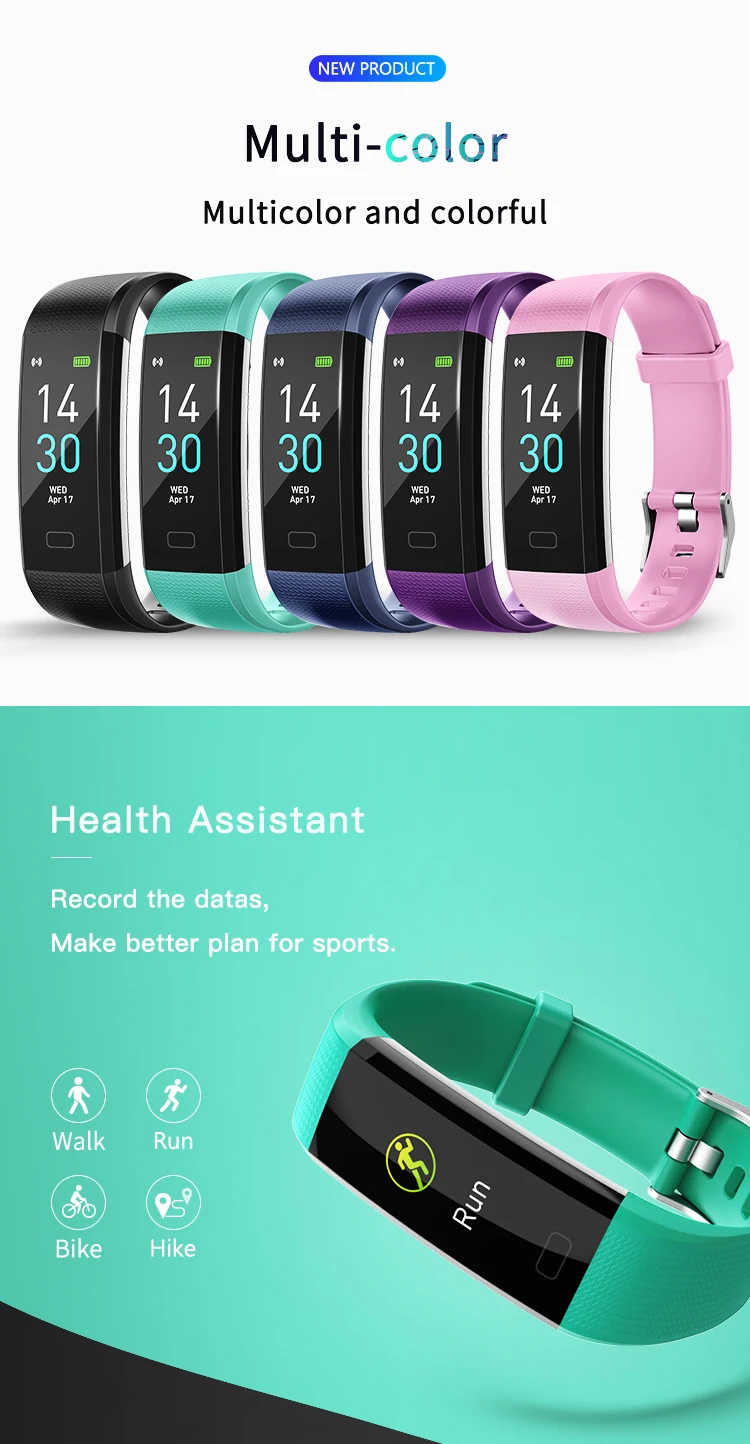 Shenzhen Smart Bracelet Manufacturer Ip68waterproof Grade Fitness