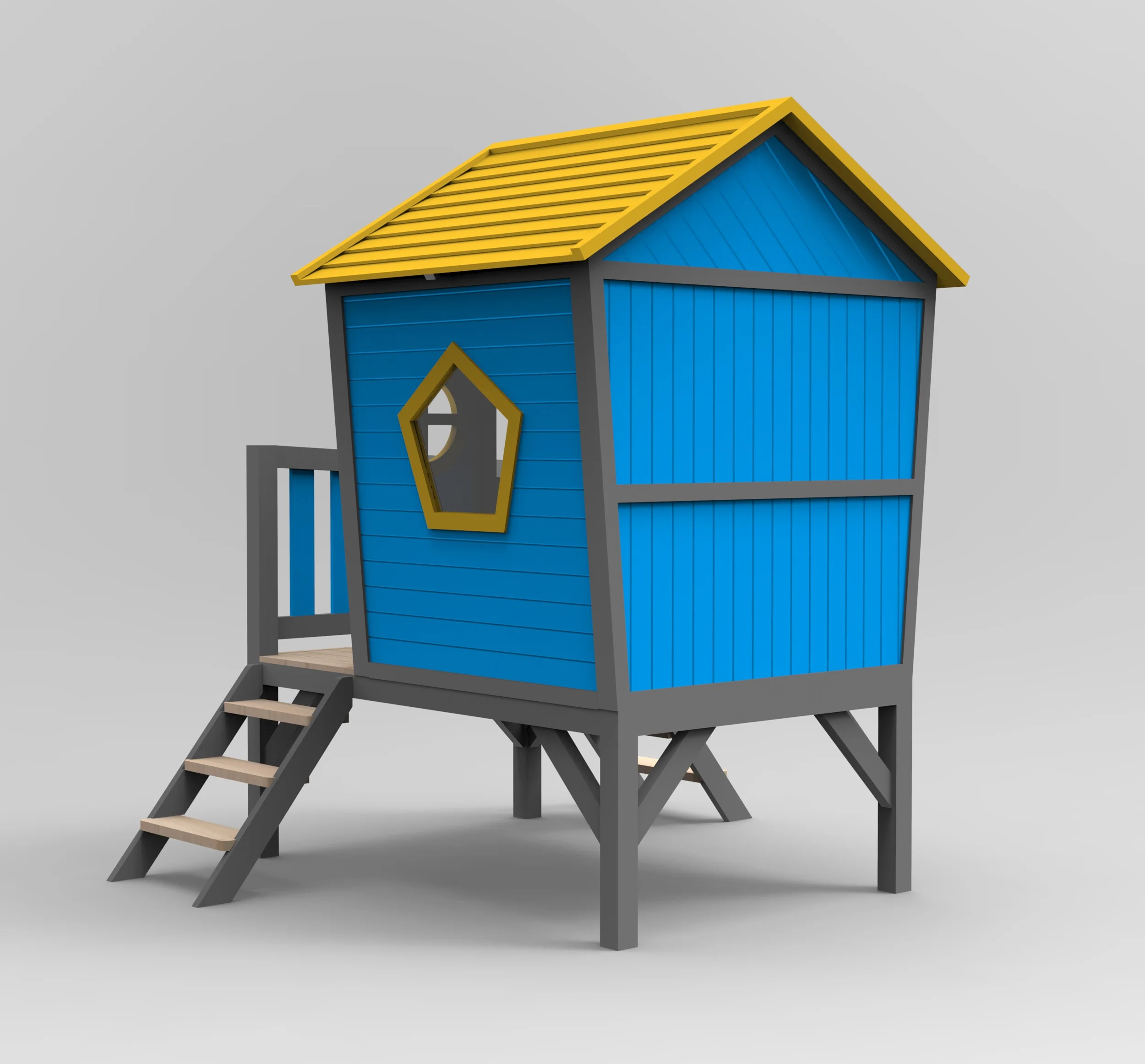 Outdoor Wooden Kids Waterproof Children Playhouse With Ladders Buy Cheap Wooden Playhouses For