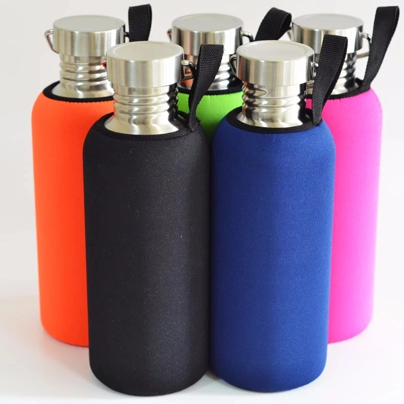 Neoprene Water Bottle Sleeves Insulator Cooler Cover Customized Bottle