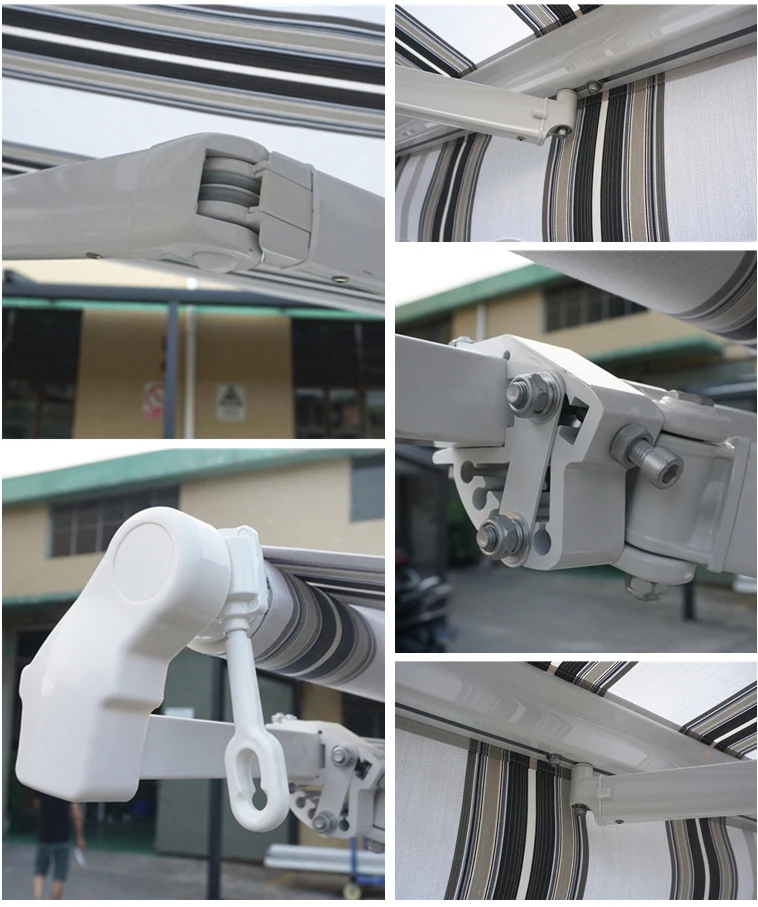 Modern design Aluminum retractable awning mechanism for window, View