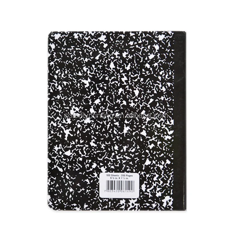 Marbled Notebooks Sale American Composition Book Black And White ...