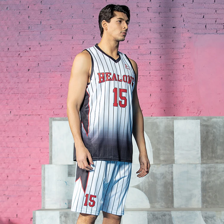 Sublimated Basketball Jersey Feather style