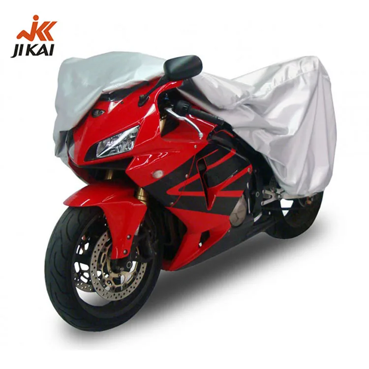 motorcycle with rain cover