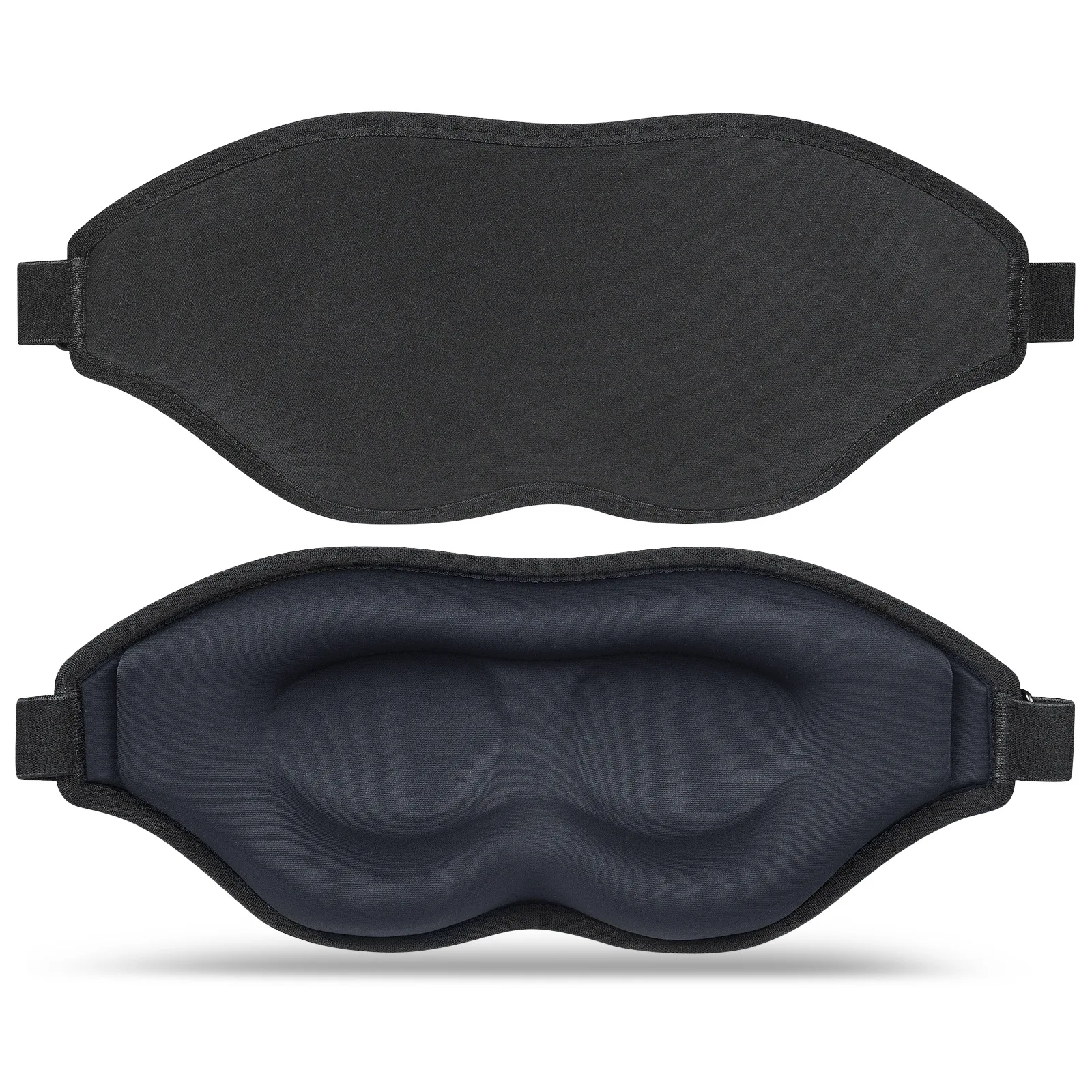 Biumart Blackout Eye Mask 3d Contoured Stereo No Pressure Seamless Soft