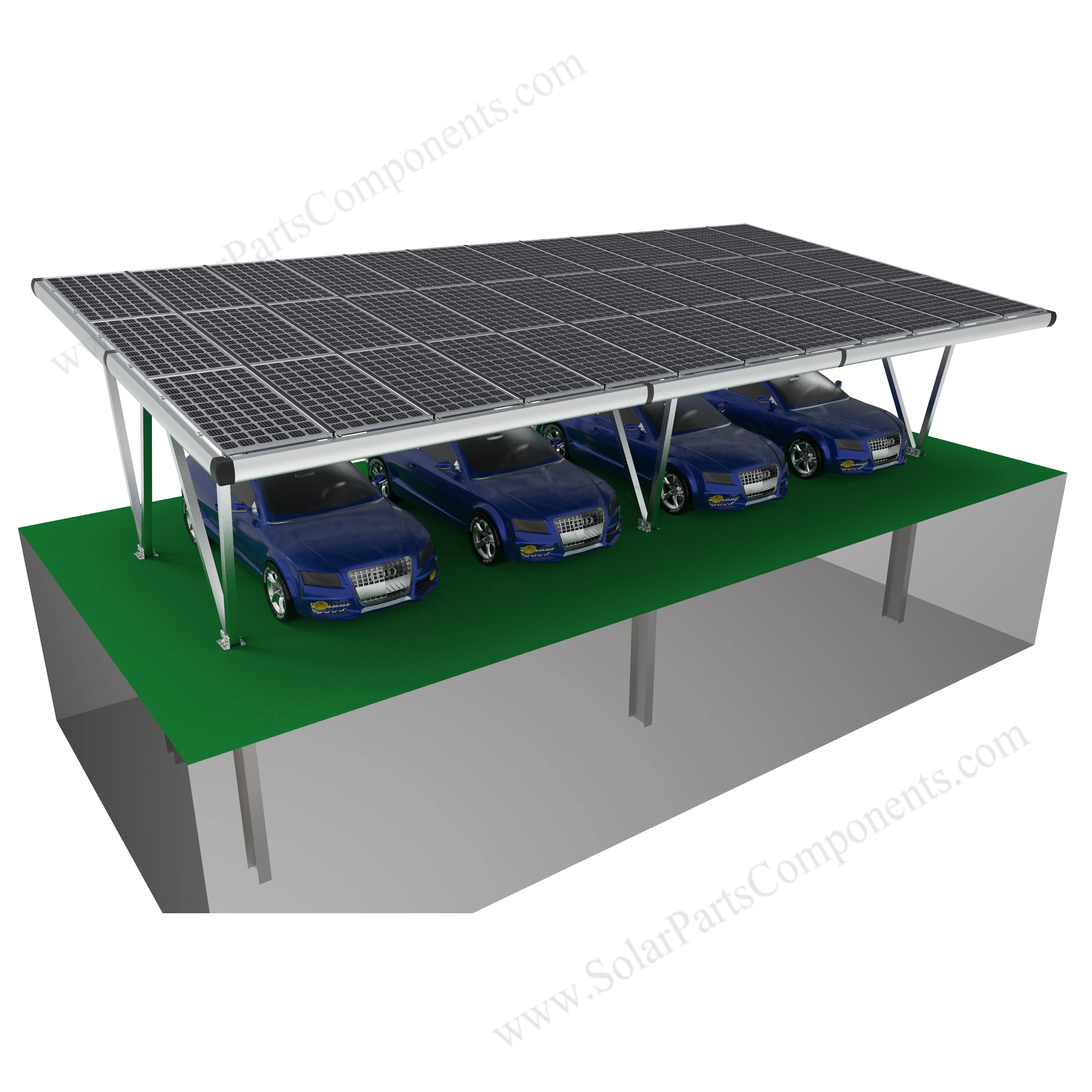 Solar Pv Support Carport Ground Mounting System Solar Structure Buy Solar Pv Support Carport Ground Mounting System Solar Structure Solar Parking Carport Aluminum Carport Kit Carport Pv Ground Mounting System Waterproof Solar Carport