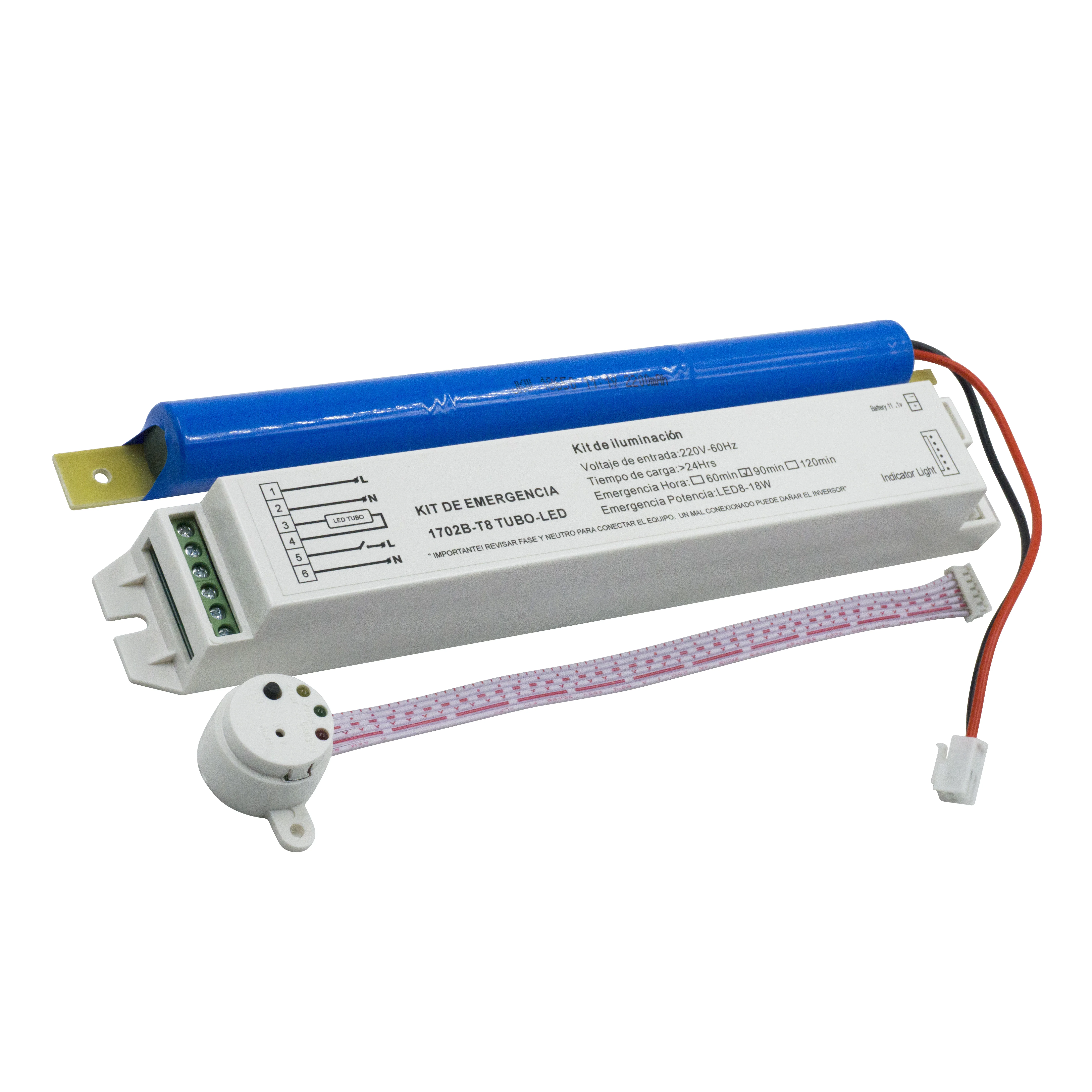 LED Emergency light inverter with Lithium battery led emergency kit for led tube